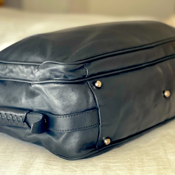 Dolce & Gabbana Black Leather Computer Bag, Briefcase Carry-all bag Shoulder bag - Picture 7 of 12